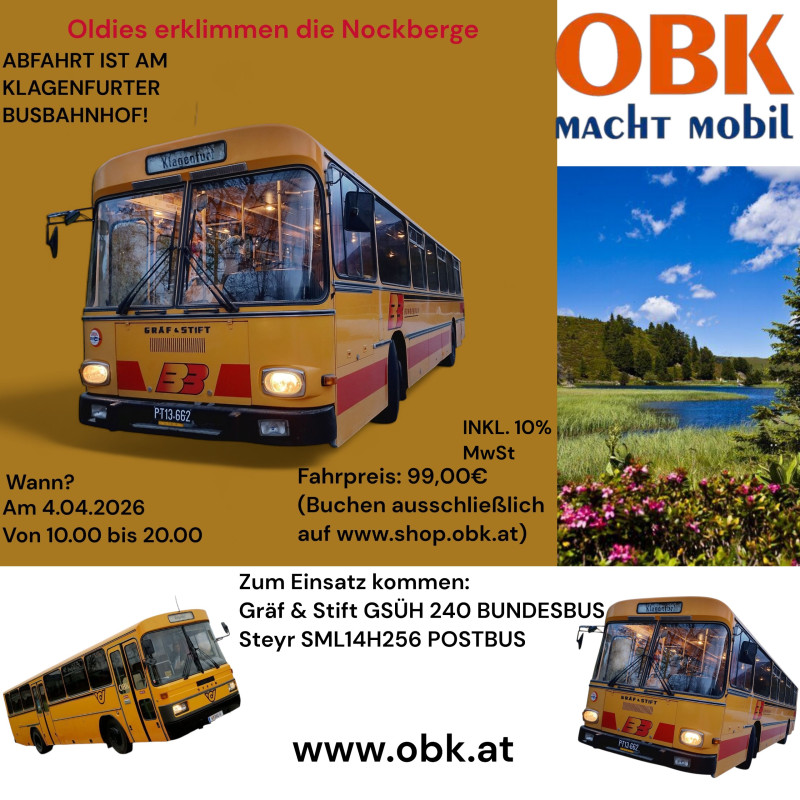 Ausfahrt Überlandoldies am Samstag, 4. April 2026